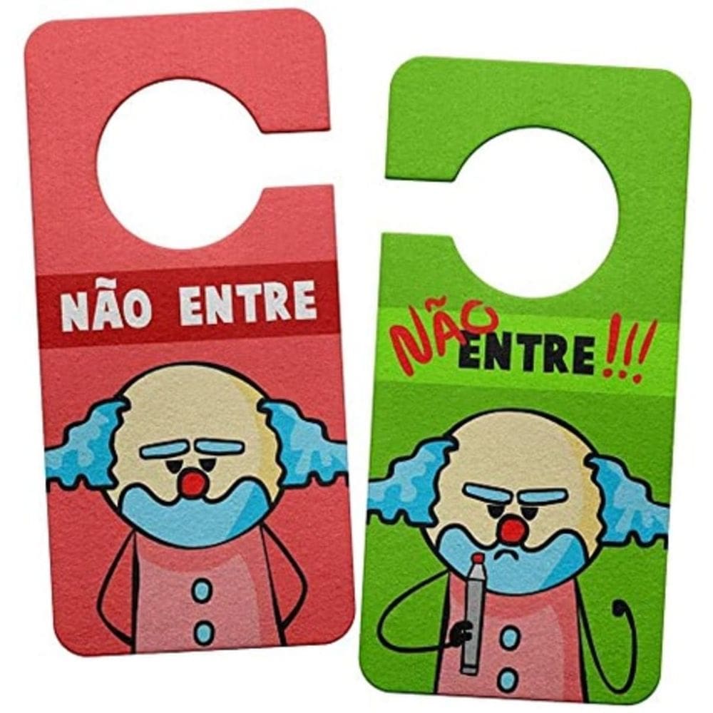 Aviso De Porta Ecológico Dr. Pepper Paiaço - Nunca Entre