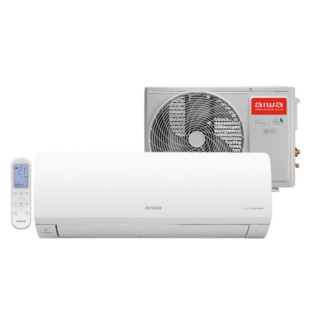 Ar Condicionado Aiwa AWS-AC-9F Split High Wall High Inverter 9.000 BTUs 220V Frio Branco