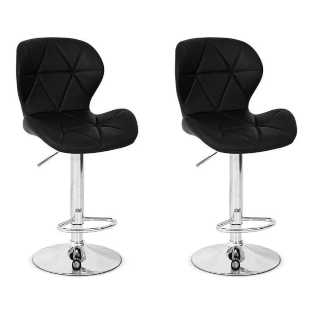 Banqueta Decoreshop Business Slim Cor Preto x 2 Unidades 114cm da Altura