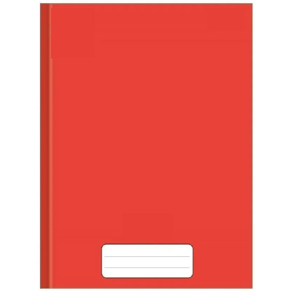 Kit 5 Cadernos Brochura Capa Dura Grande 48 Folhas Escola e Anotações