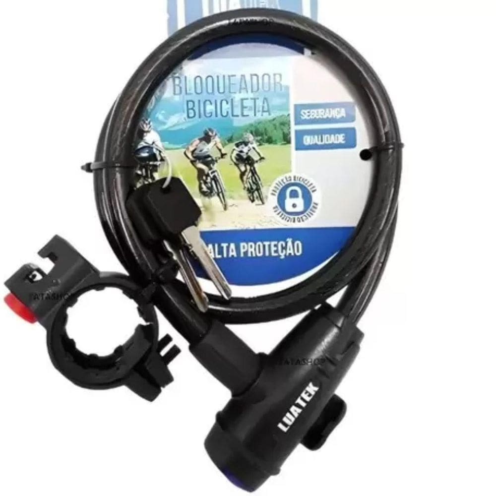 Cadeado De Cabo Bloqueador Para Carro/Moto