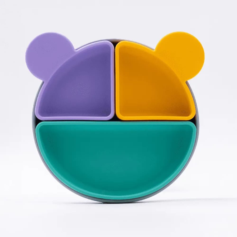 Prato Infantil De Silicone Divisórias Removiveis E Ventosa Petit Piá