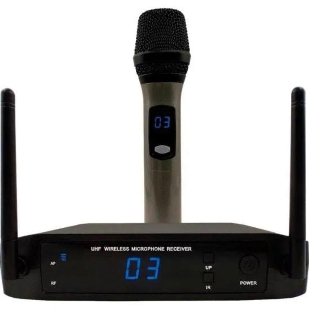 Microfone Sem Fio Leson Cardi Idels-90616canais