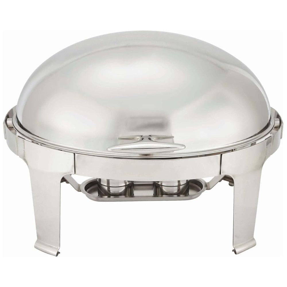 Rechaud Redondo Oval 7,6L em Aço Inoxidável com 2 Queimadores, Winco