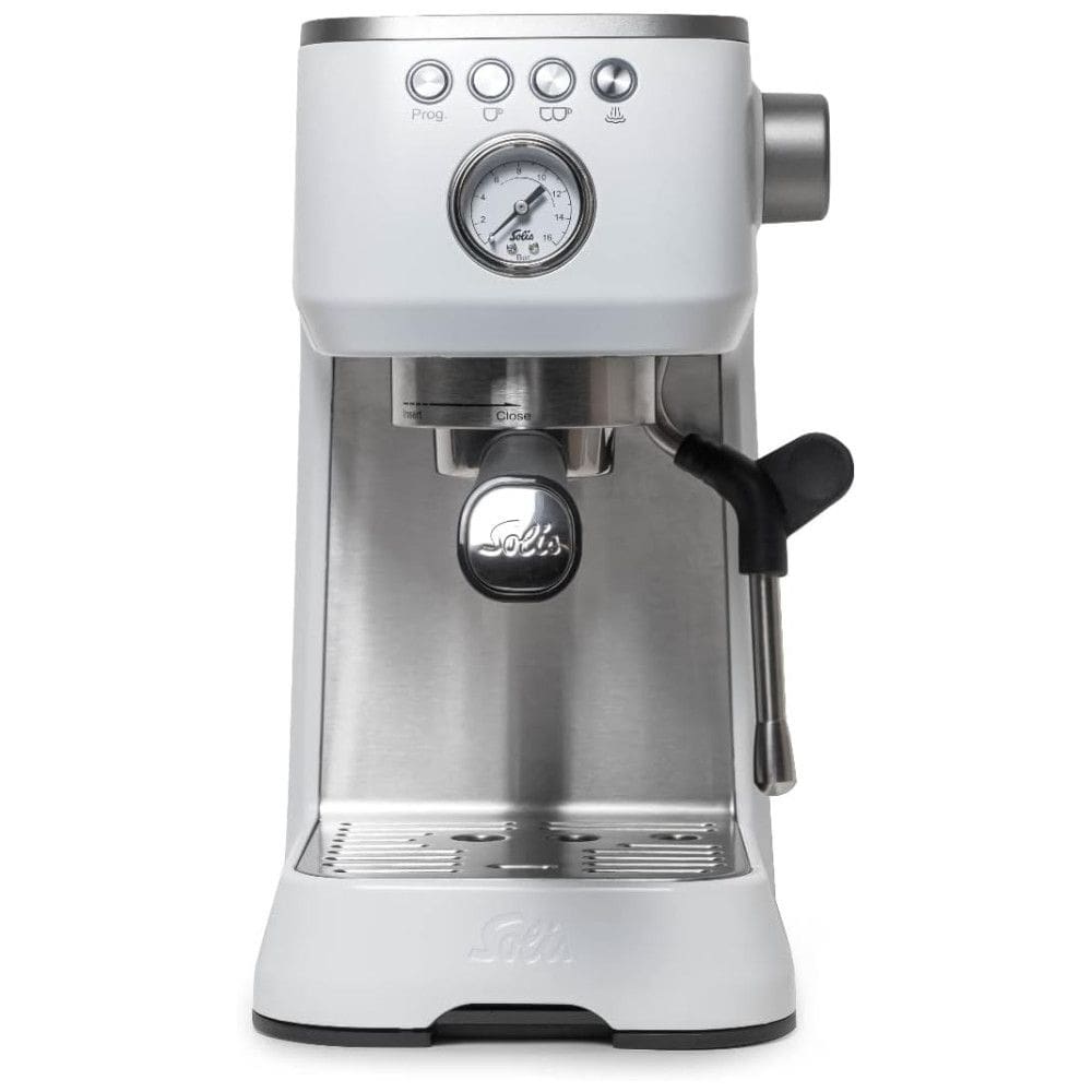 Cafeteira Elétrica Barista Expresso Reservatório 2L 9 Bar de Pressão, Branca, 110v, SOLIS, Branco