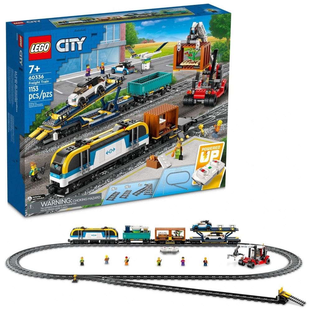 LEGO 6395840 Kit de Construção de Trem e Trilhos com 1153 Peças para 7 Anos ou mais