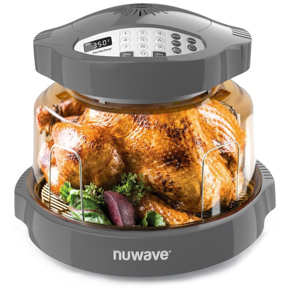 Nuwave Forno Infravermelho Pro Plus 2 Forno de Bancada Convecção 360 Surround Heat Controle Botões 150 V Cinza