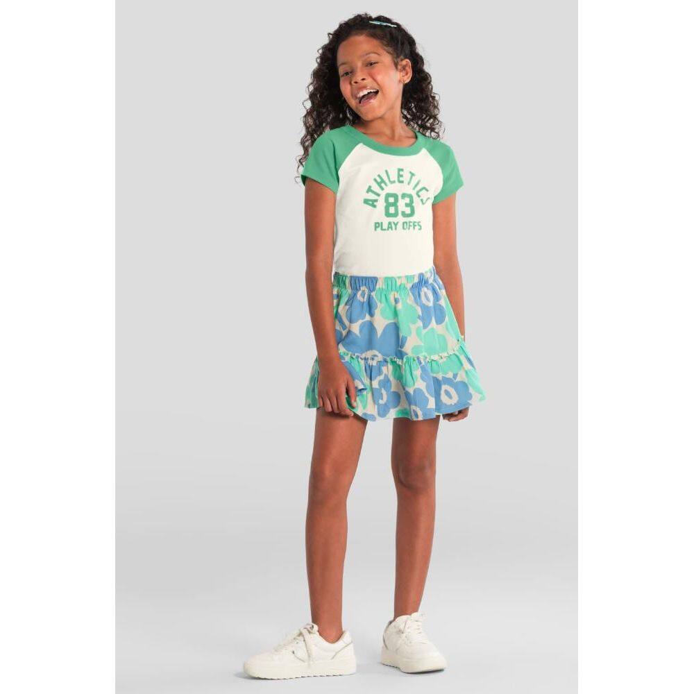 Blusa infantil menina estampada Brandili