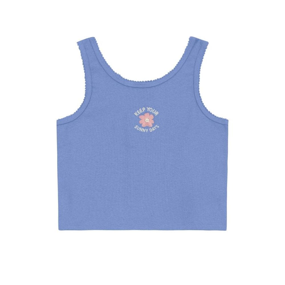 Blusa infantil menina regata em ribana Brandili