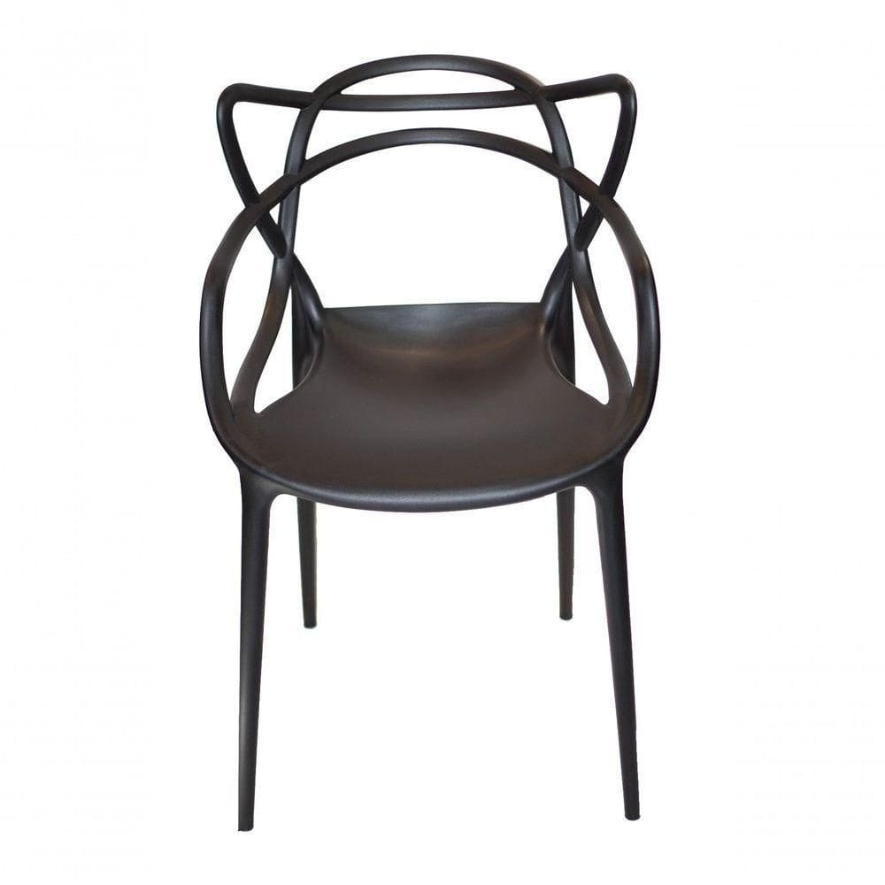 Cadeira Allegra Masters 100% Polipropileno Preta