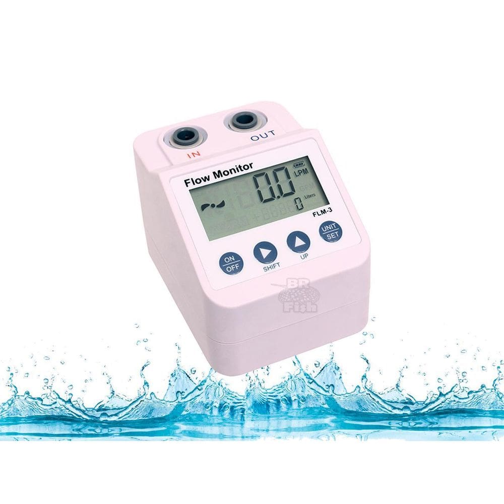 Medidor De Fluxo Hm Digital Flm-3 Água Pressão Filtro Osmose