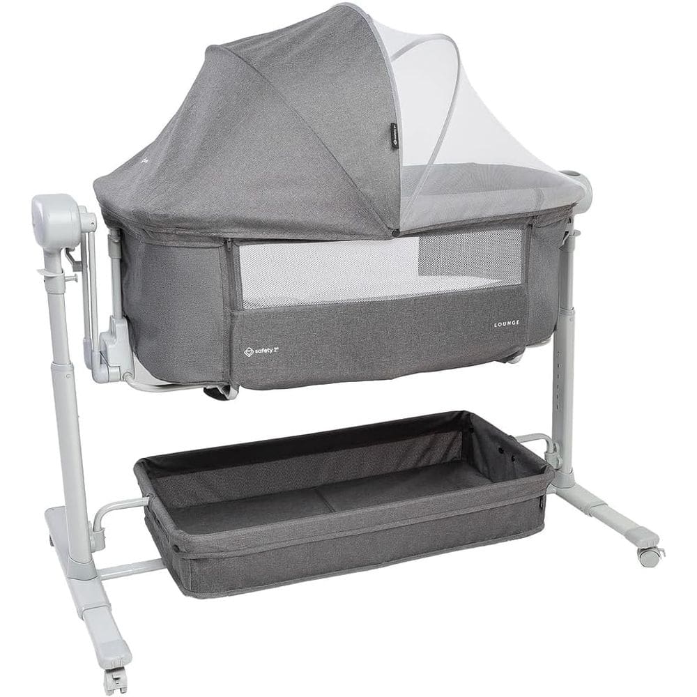 Berço Co-Bed Safety 1st Lounge com Balanço Automático Grey