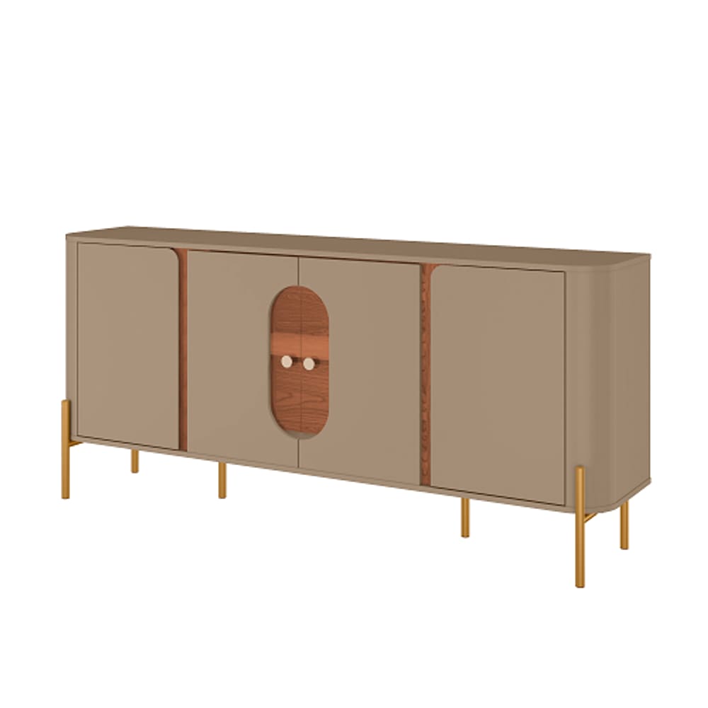 Aparador Tambaú Fendii/Freijó – Bechara Móveis