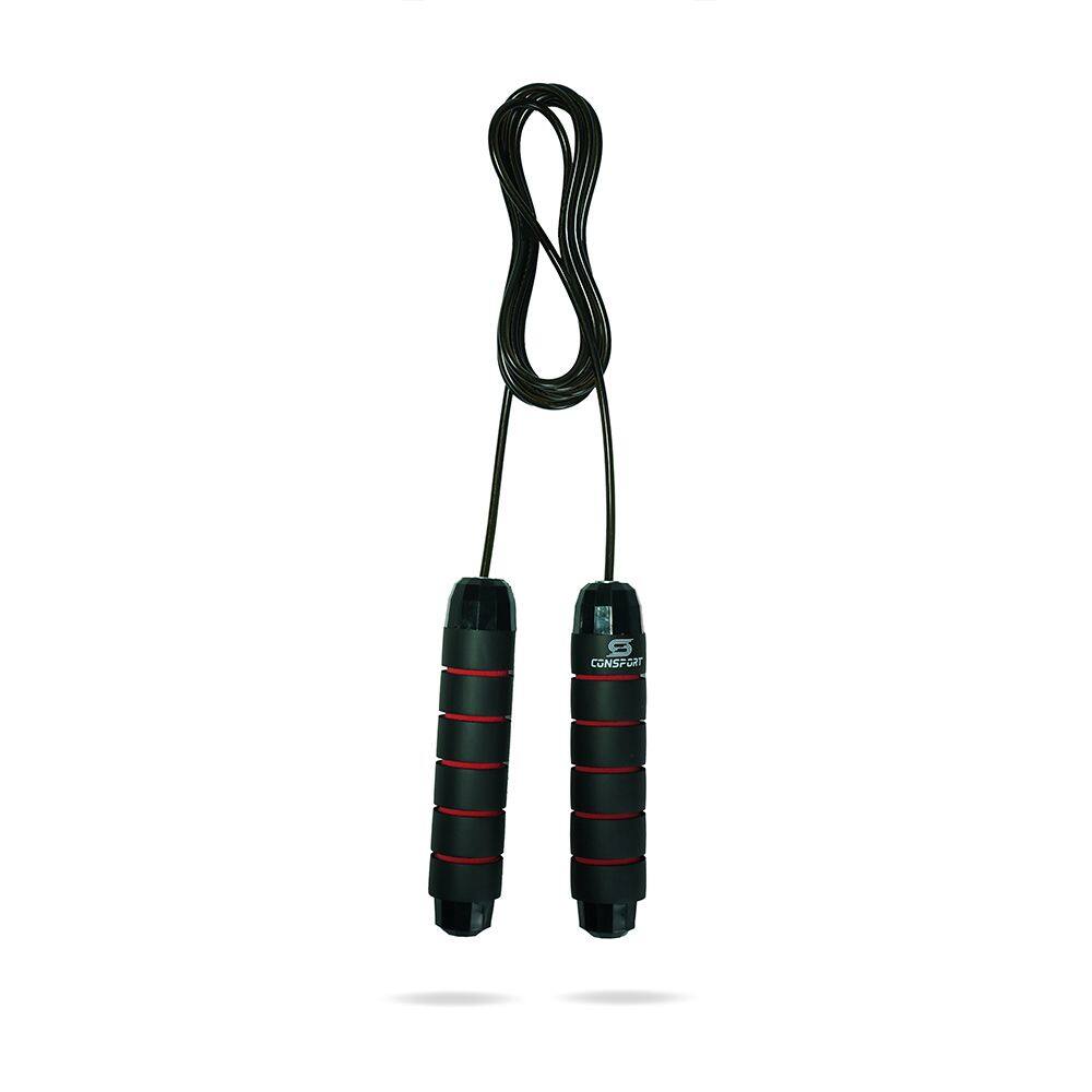 Corda de Pular Profissional Consport Ajustável para Treino Funcional e Crossfit