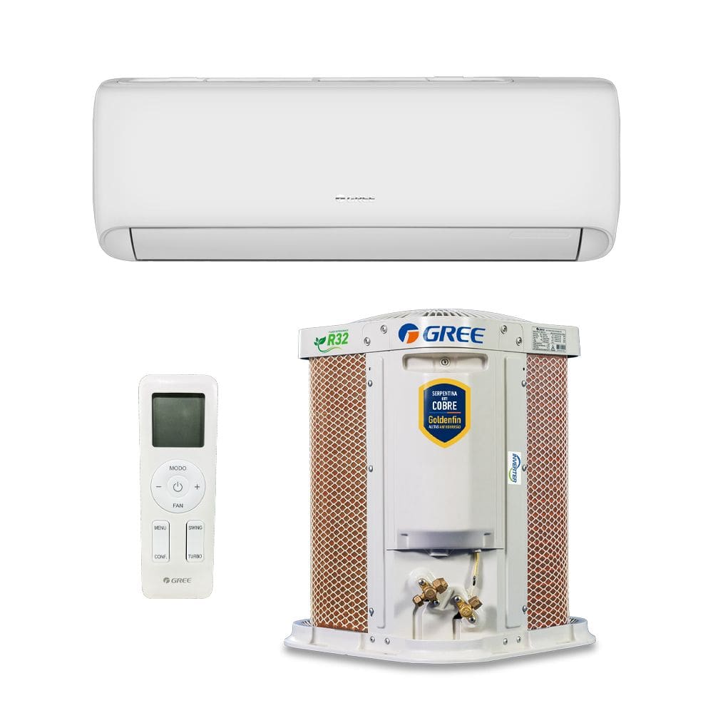 Ar Condicionado Split Hi Wall - Inverter R-32 - G-classic - Gree - 24.000 BTUs - Frio - 220V Monofásico