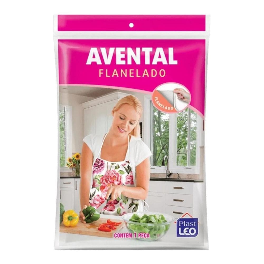 Avental Protetor Feminino Para Cozinha Estampado Flanelado