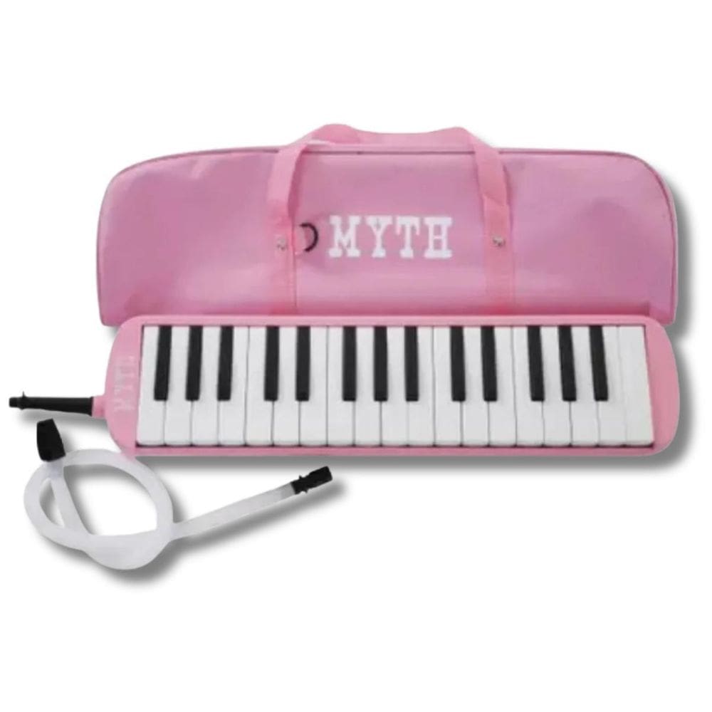 Escaleta 32 Notas Completa Myth Rosa Teclas Brancas