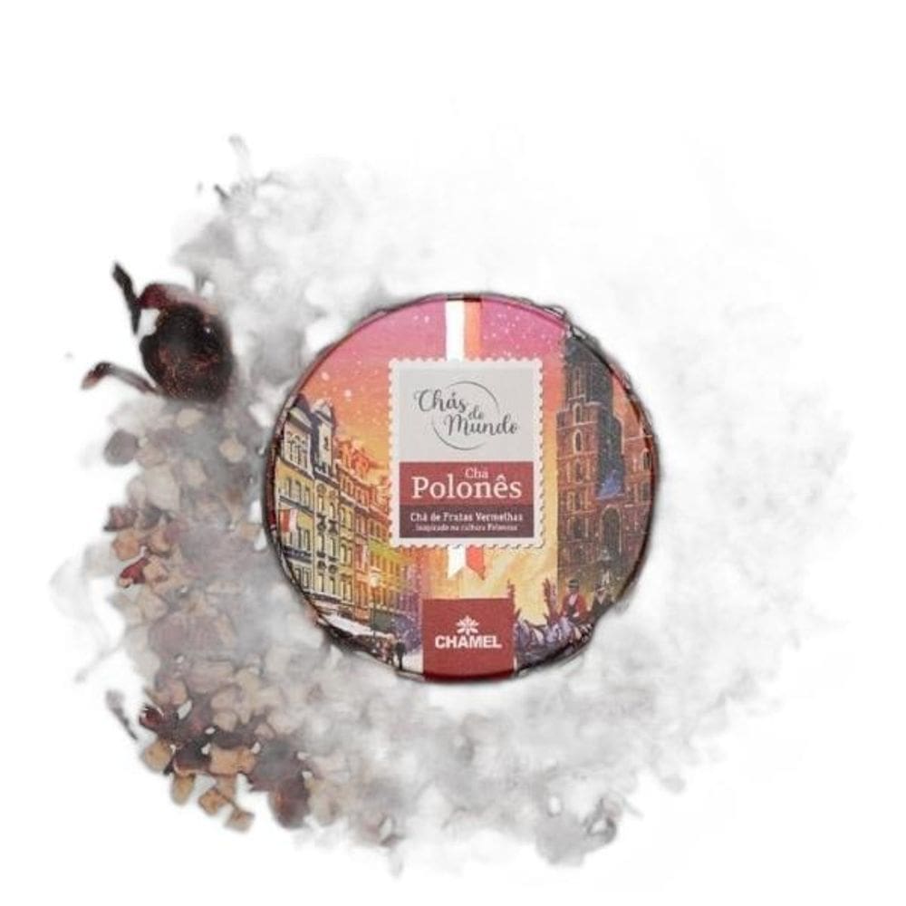 Chá Polonês Lata 50G  Chás Do Mundo  - Chamel