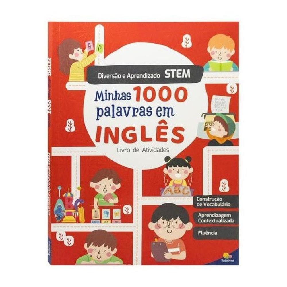 Diversão E Aprendizado Stem: Aprenda 1000 Palavras Inglês