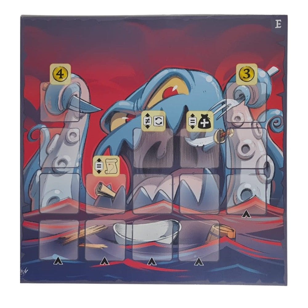 Captain Flip: In the Jaws of the Kraken (Expansão) Jogo de Tabuleiro Across The Board