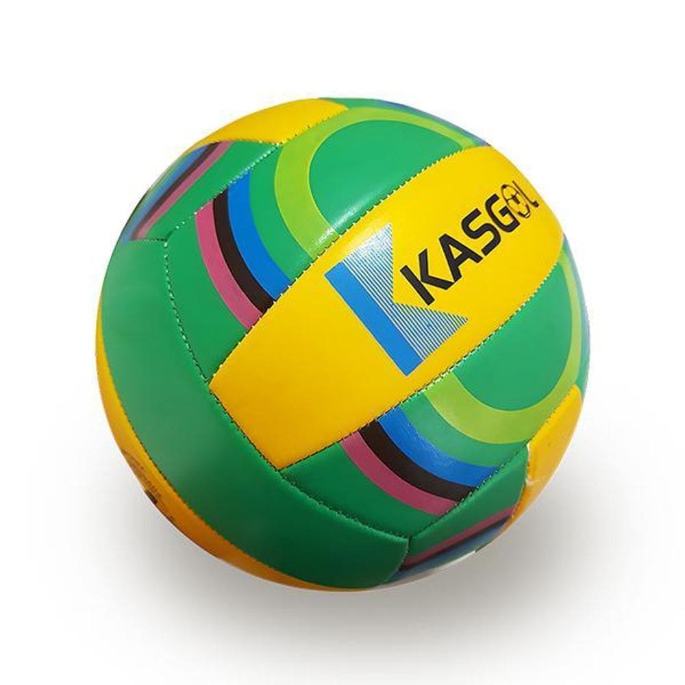 Bola De Voleibol Verde E Amarelo Tamanho Oficial - Kasgol