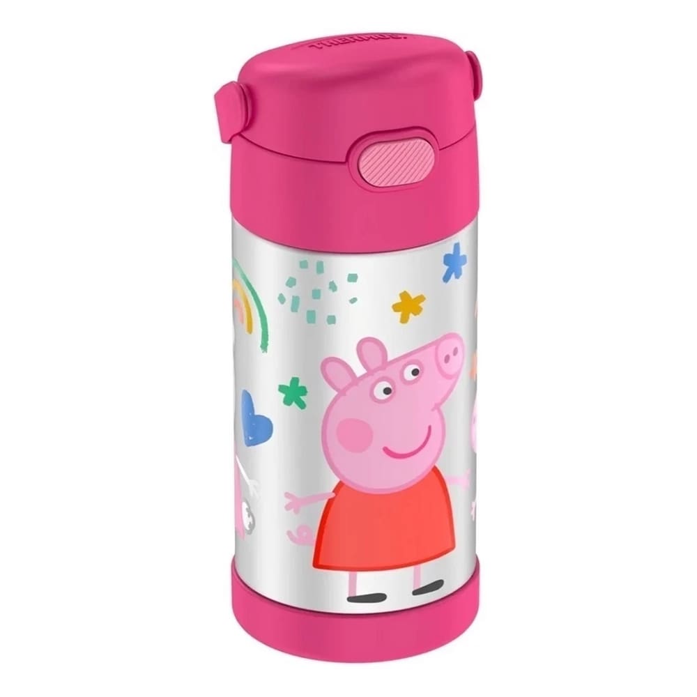 Garrafa Térmica Infantil Funtainer 355ml Thermos Peppa Pig