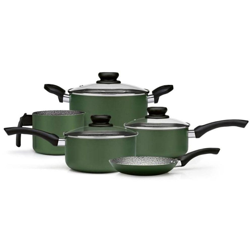 Conjunto De Panelas Maximum Stone Plus 5 Peças Panelux Verde