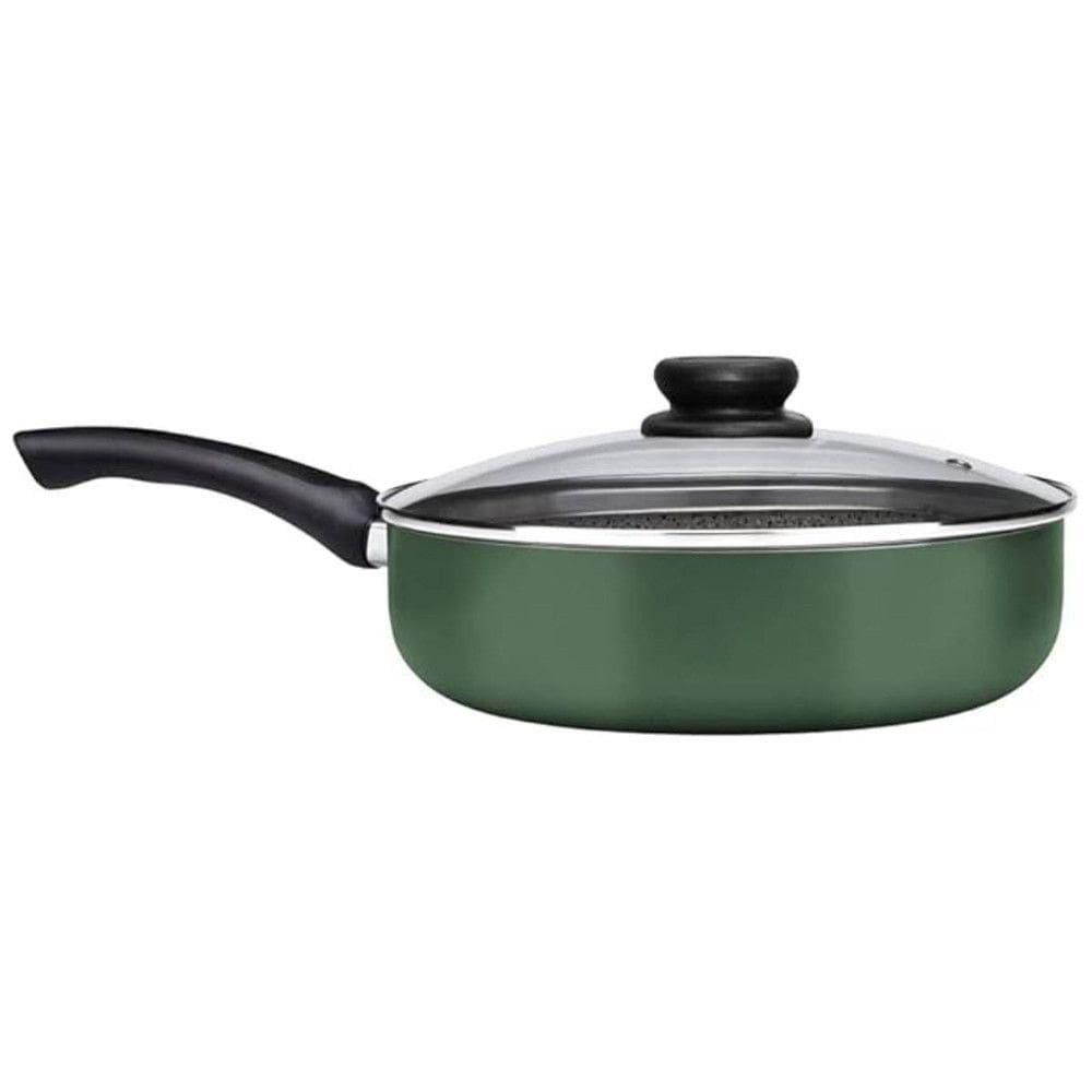 Frigideira Funda Com Tampa Maximum Stone Panelux Verde