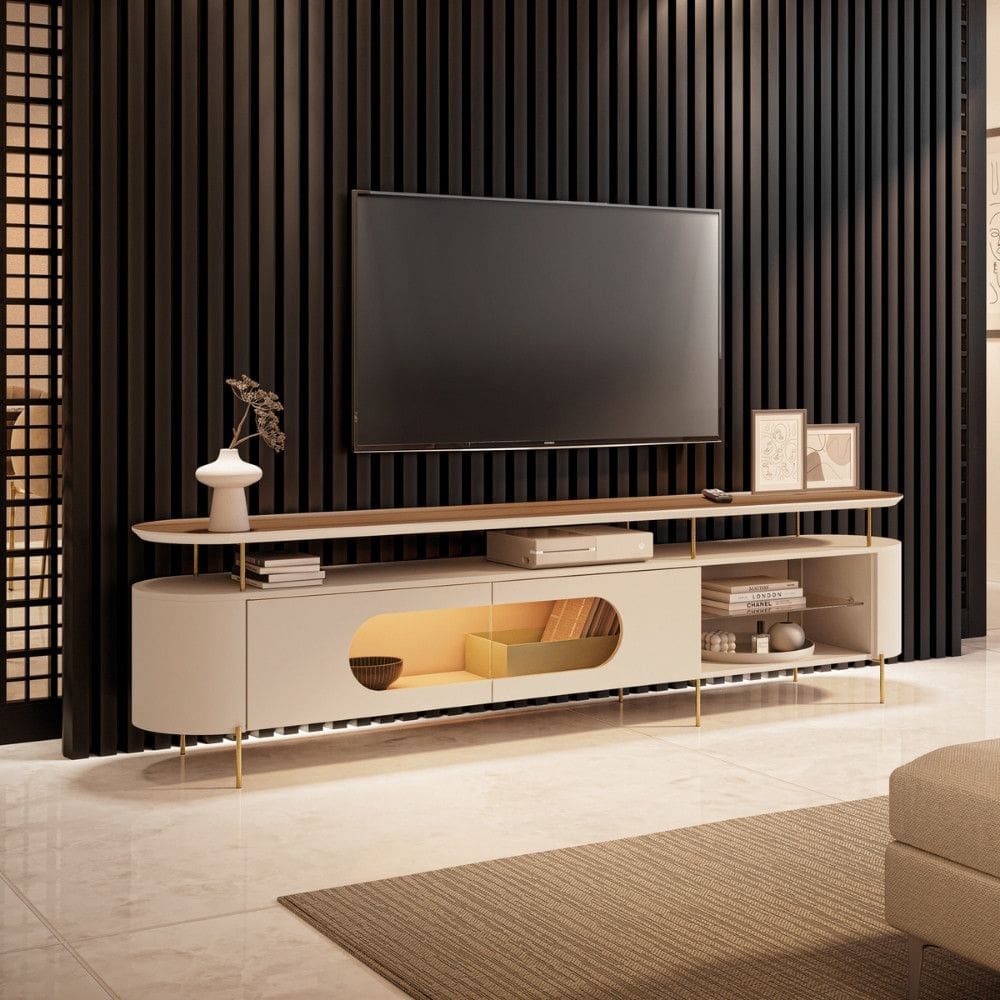 Cozinha Compacta Casablanca 5 Portas 2 Gavetas Canelato Rústico/preto Fosco - Atualle Móveis