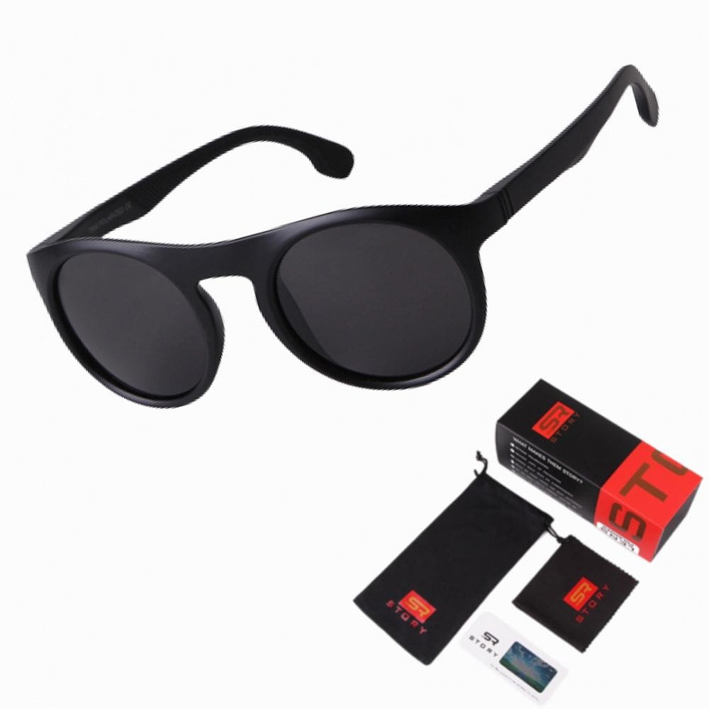 Óculos de Sol Polarizado Redondo Uv400 Story TR90 STYZ9157M