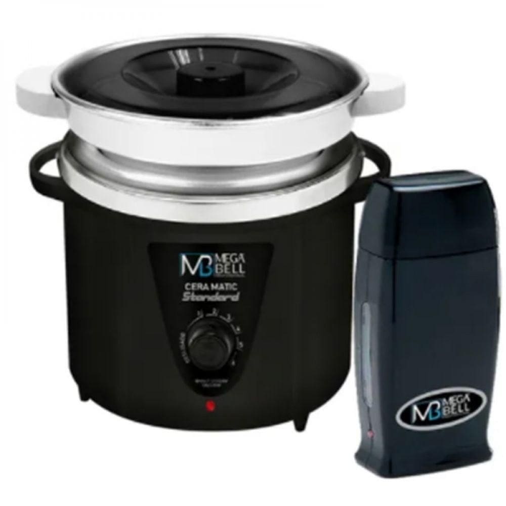 Termocera Panela 900G com Refil E Aquecedor Rollon Depilador