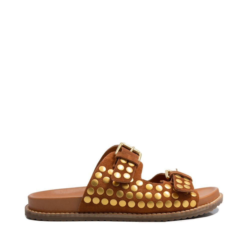 Rasteira Papete Unique Caramelo