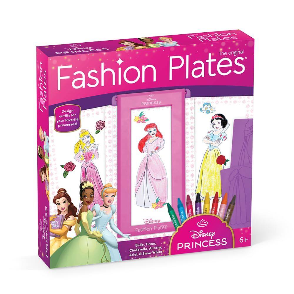 Kit de Dibujo para Combinar y Crear Platos de Moda Disney Princesas