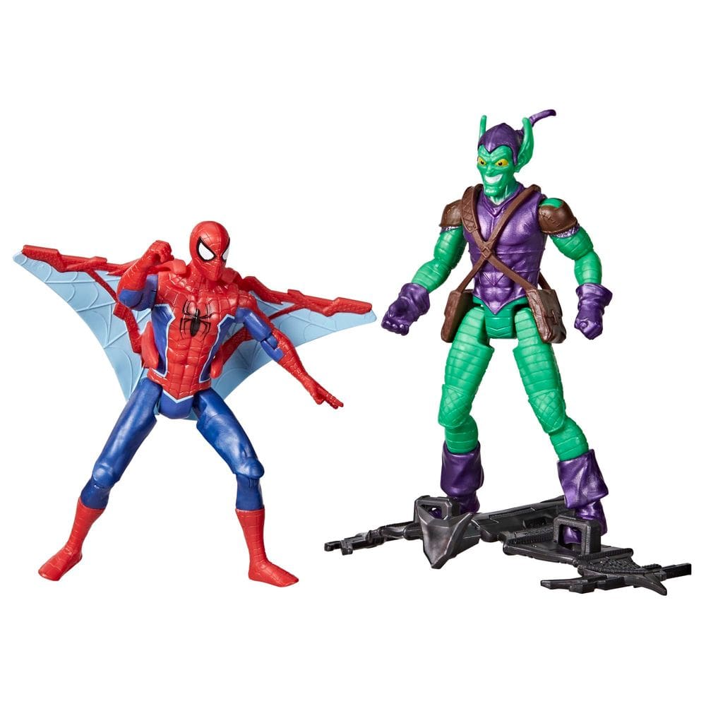 Set de Figuras de Acción Spider-Man vs Duende Verde Marvel 10 cm