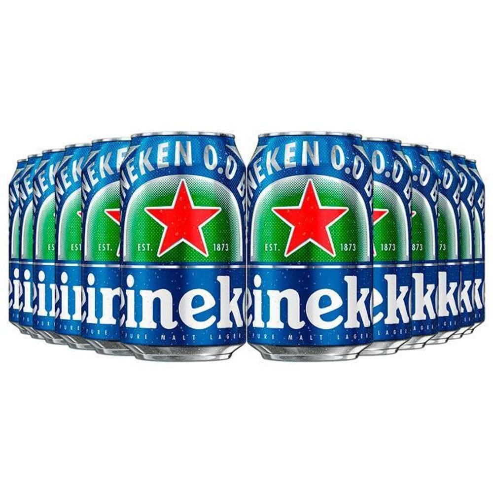 Cerveja Sem Álcool Heineken - Lata 350Ml - 12 Un