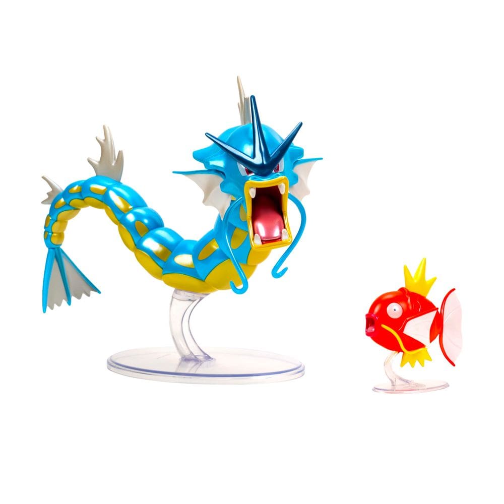 Pack de Evolución Select de Pokémon Jazwares Figuras Magikarp y Gyarados