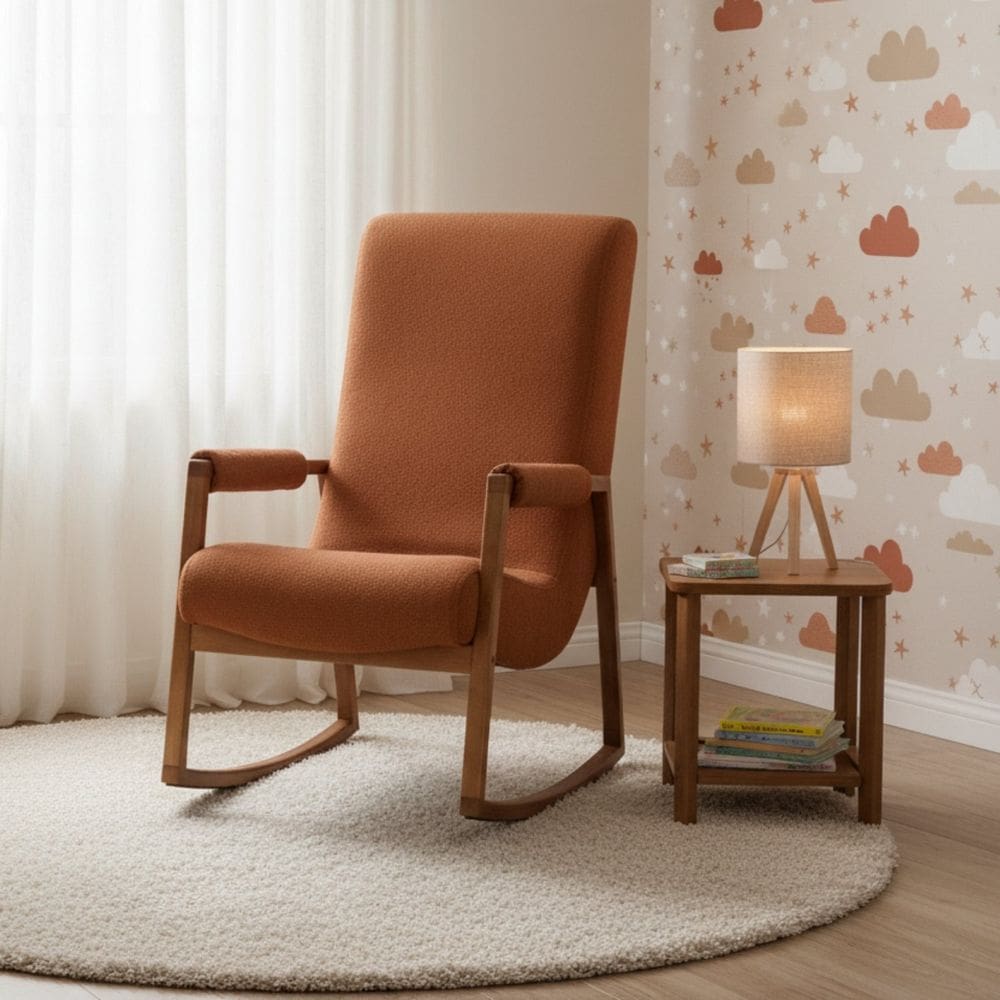Poltrona de Amamentação Balanço Tina Terracota