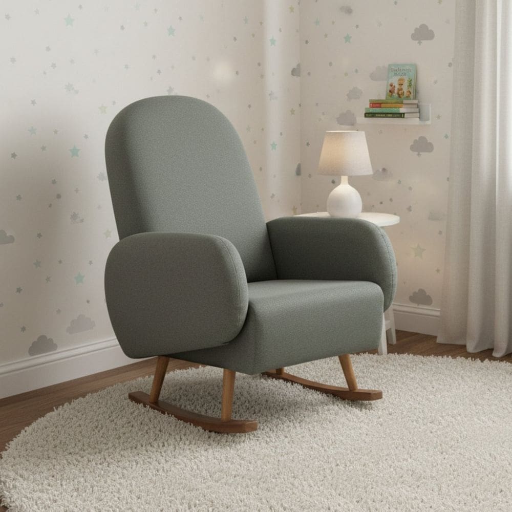 Poltrona de Amamentação Balanço Wave Verde