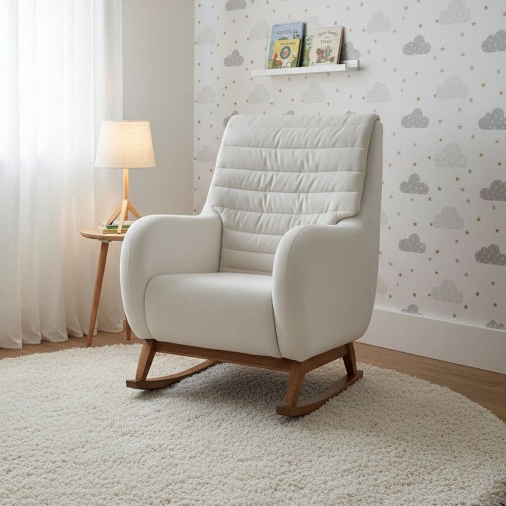 Poltrona de Amamentação Balanço Zen Branco