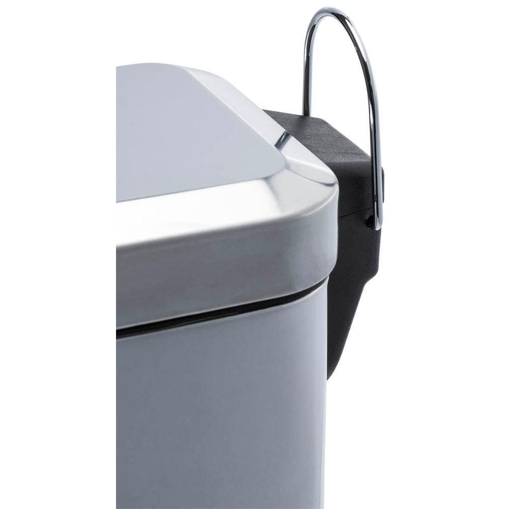 Lixeira Retangular 5 Litros Aço Inox Slin Kala