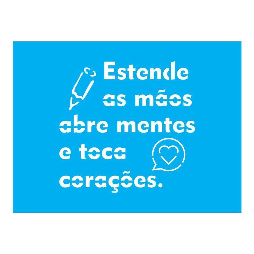 Stencil Tamako Estende As Mãos - 15X20Cm - Ref A3236