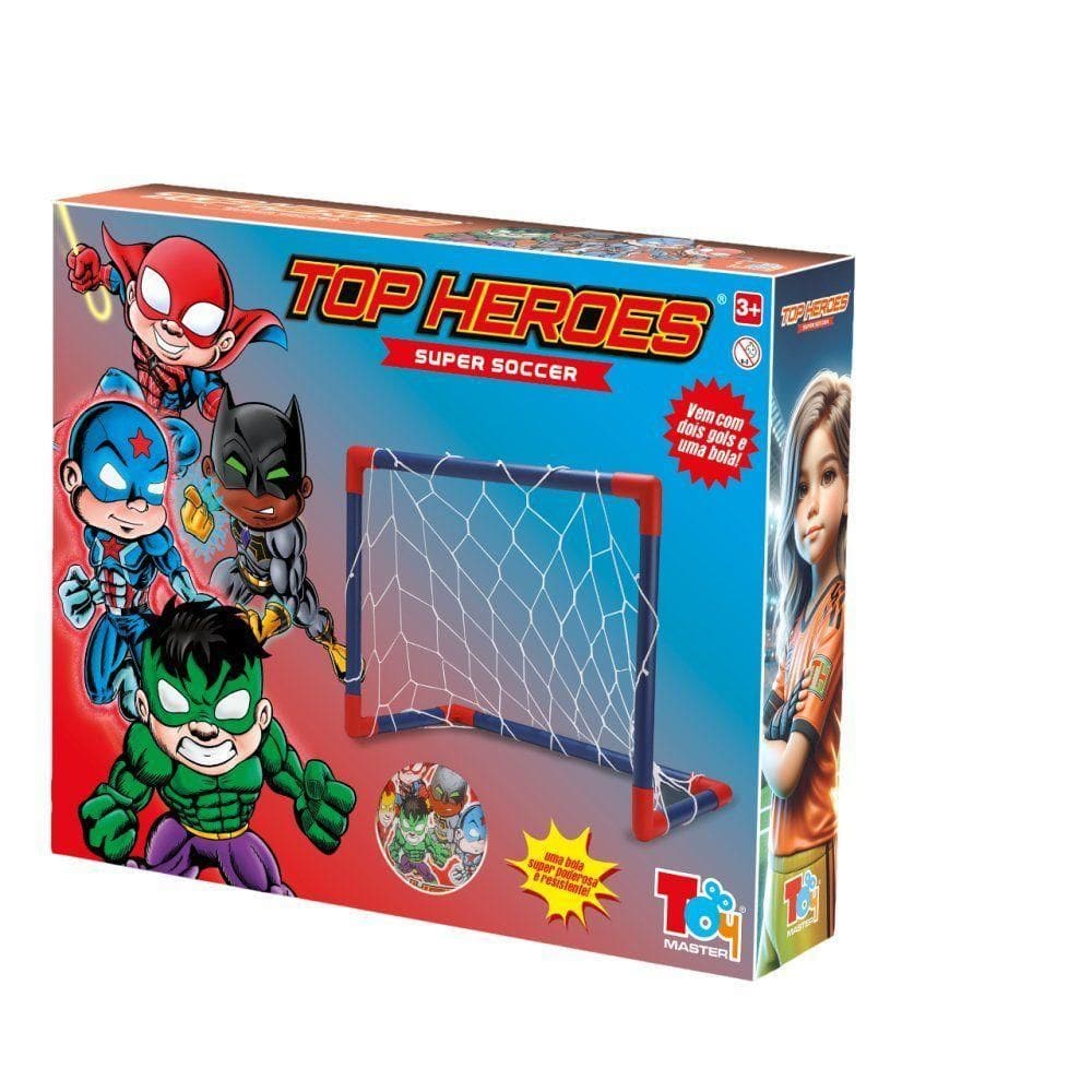 Kit Futebol 2 Gols E Bola - Batman