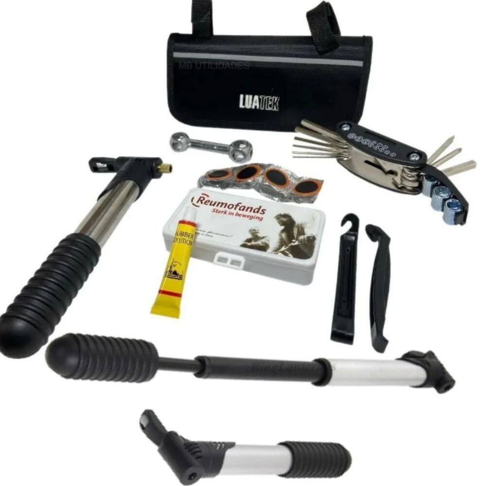 Bolsa Prática Para Bike Com Kit De Ferramentas.