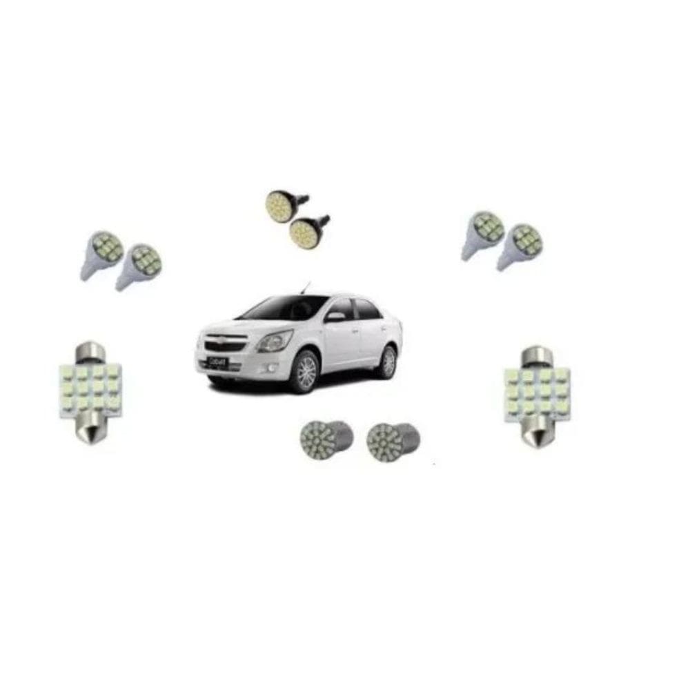 Kit Lâmpada Super Branca Led Chevrolet Cobalt Gm