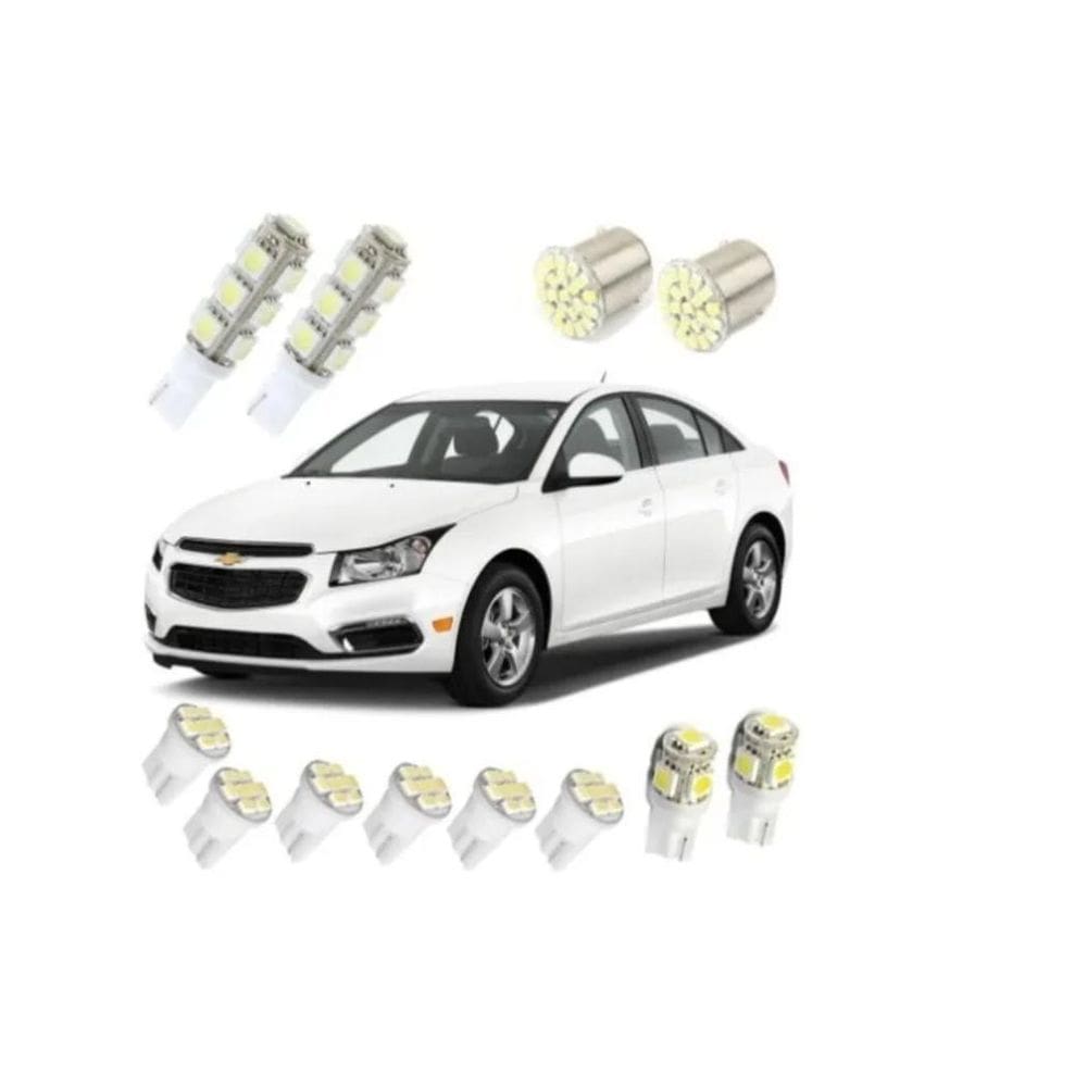 Kit Lampada Led Chevrolet Cruze Gm Sedan Hatch