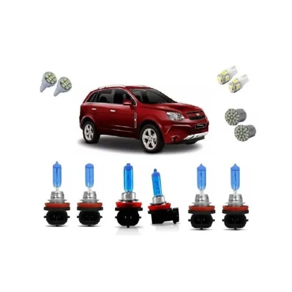 Kit Lâmpada Super Branca Captiva + Leds