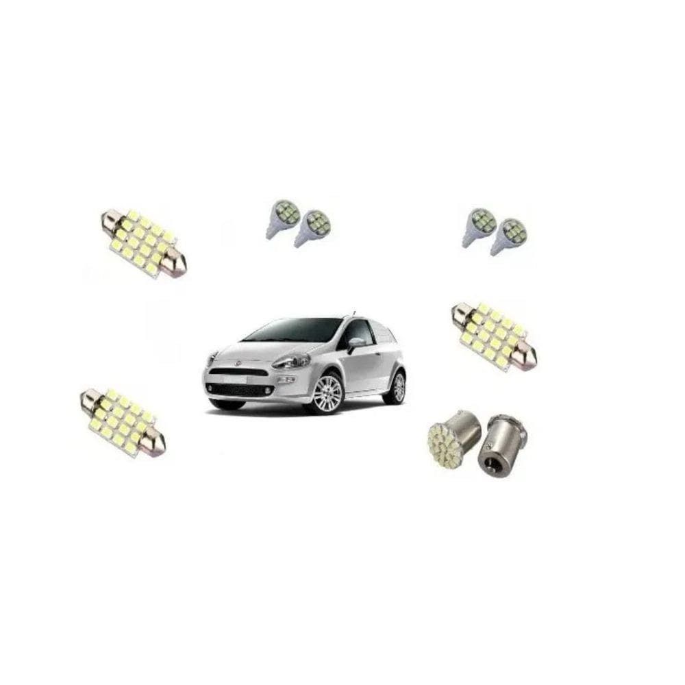 Kit Lâmpada Led Fiat Punto 2008 Até 2011