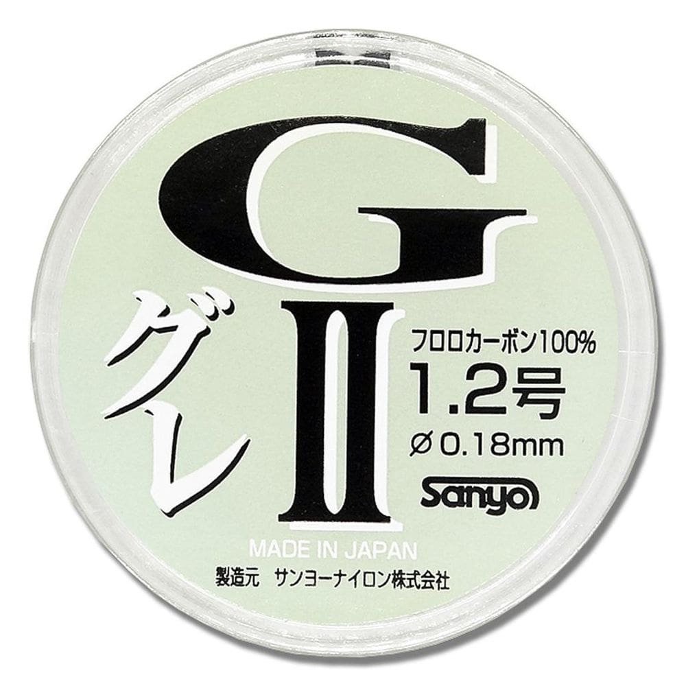 Linha Líder Fluor Carbon Sanyo G Ii 5Lb - 0.185Mm - 50M