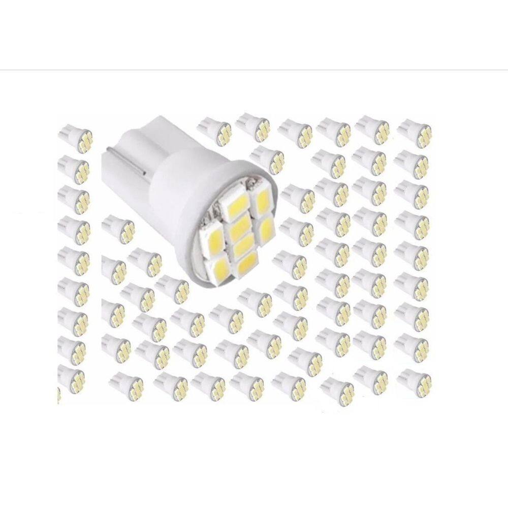 1000 Lâmpadas T10-8 Leds Smd Pingo Luz W5W 1026 Autom