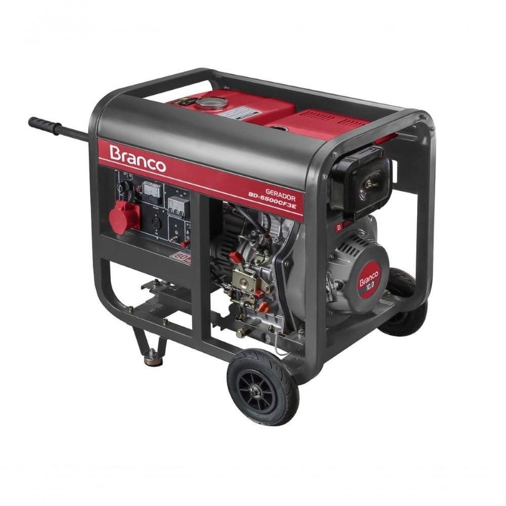 Gerador Diesel 5,0kva Trifásico 380v Bd6500cf3e Branco
